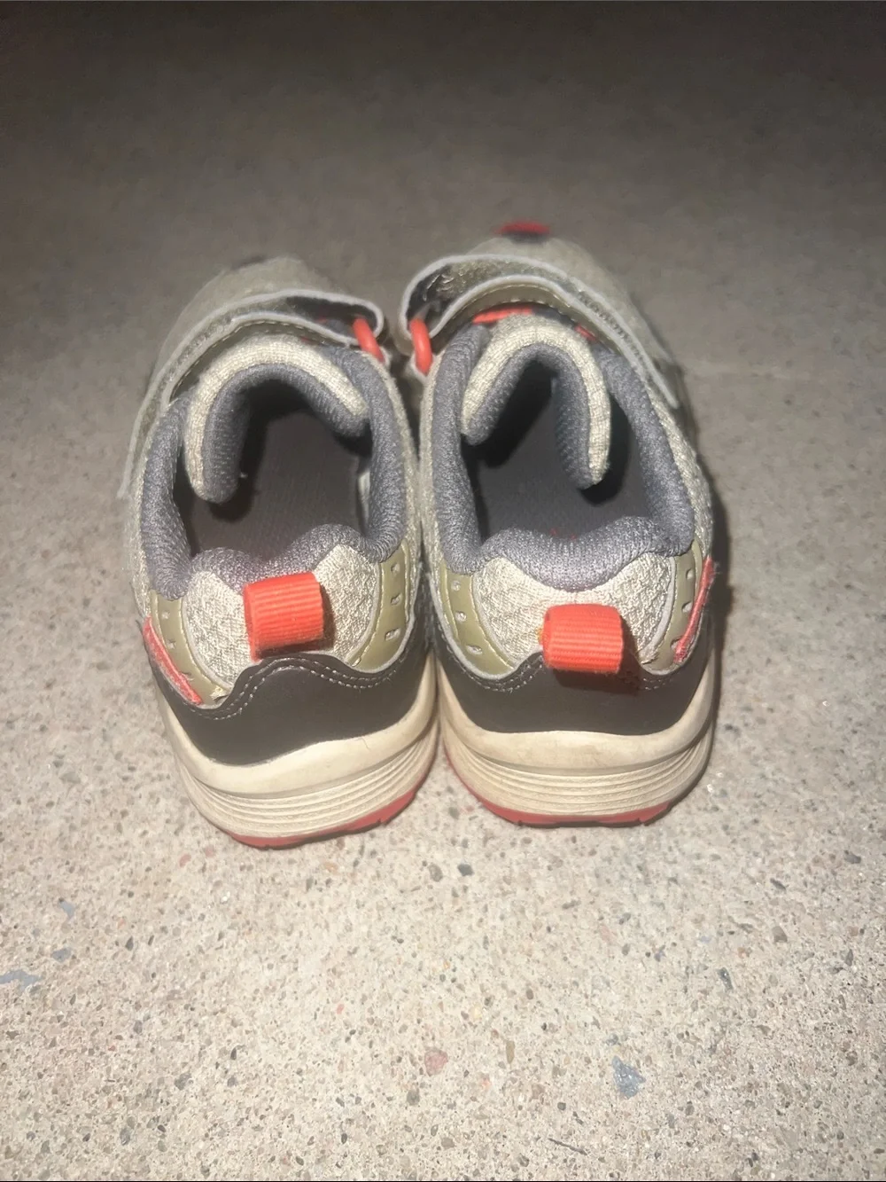 Merrell Kids Olive, Gray and Orange Trail Sneakers
